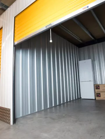 Box de stockage de 20m3 ouvert.