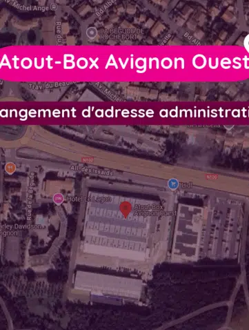 Changement d'adresse administrative - Atout-Box Avignon Ouest se situe maintenant au 360 All. des Issards, 30650 Rochefort-du-Gard