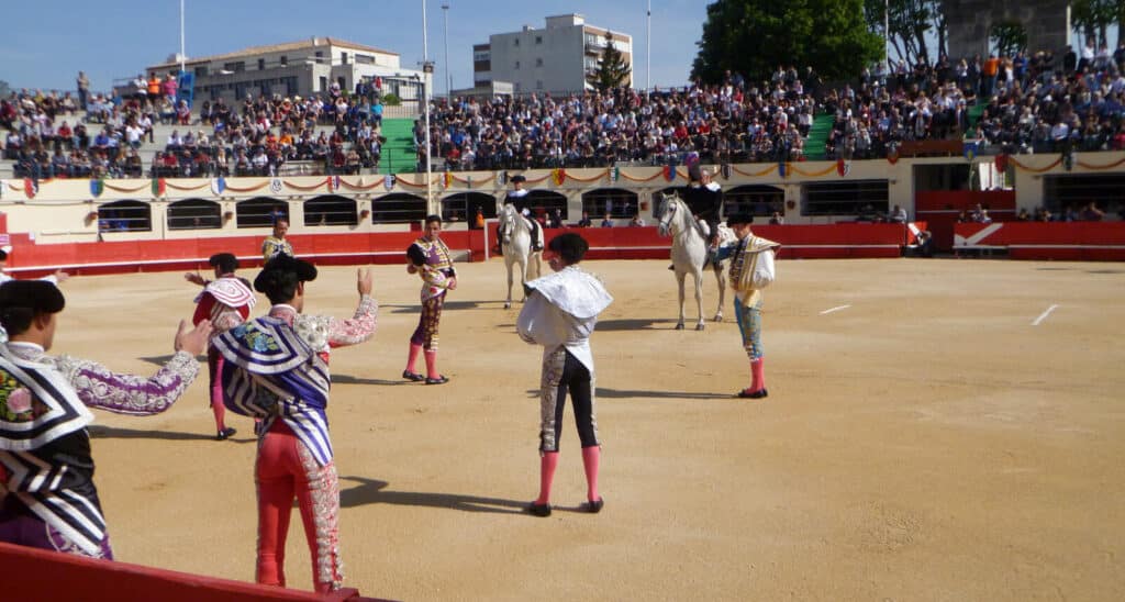 Photo des arènes d'Alès 