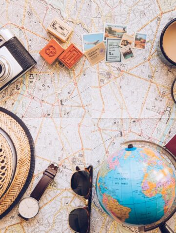 photo d'une carte du monde