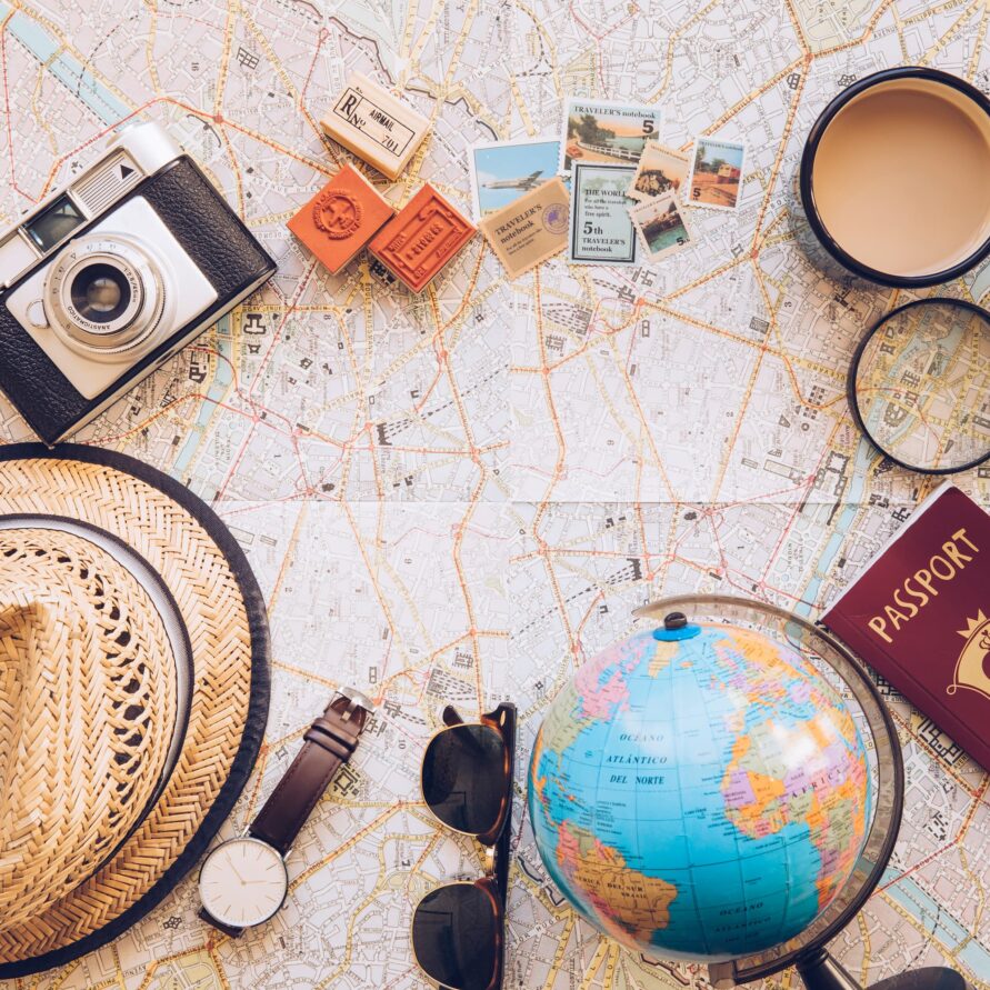 photo d'une carte du monde