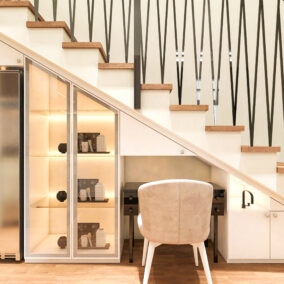 espace sous escalier